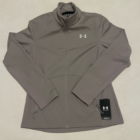 Womens Zip Up Water repellent jacket New With Tags Purple - Picture 3 of 8